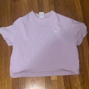 Nike Pastel Purple Cropped Tee